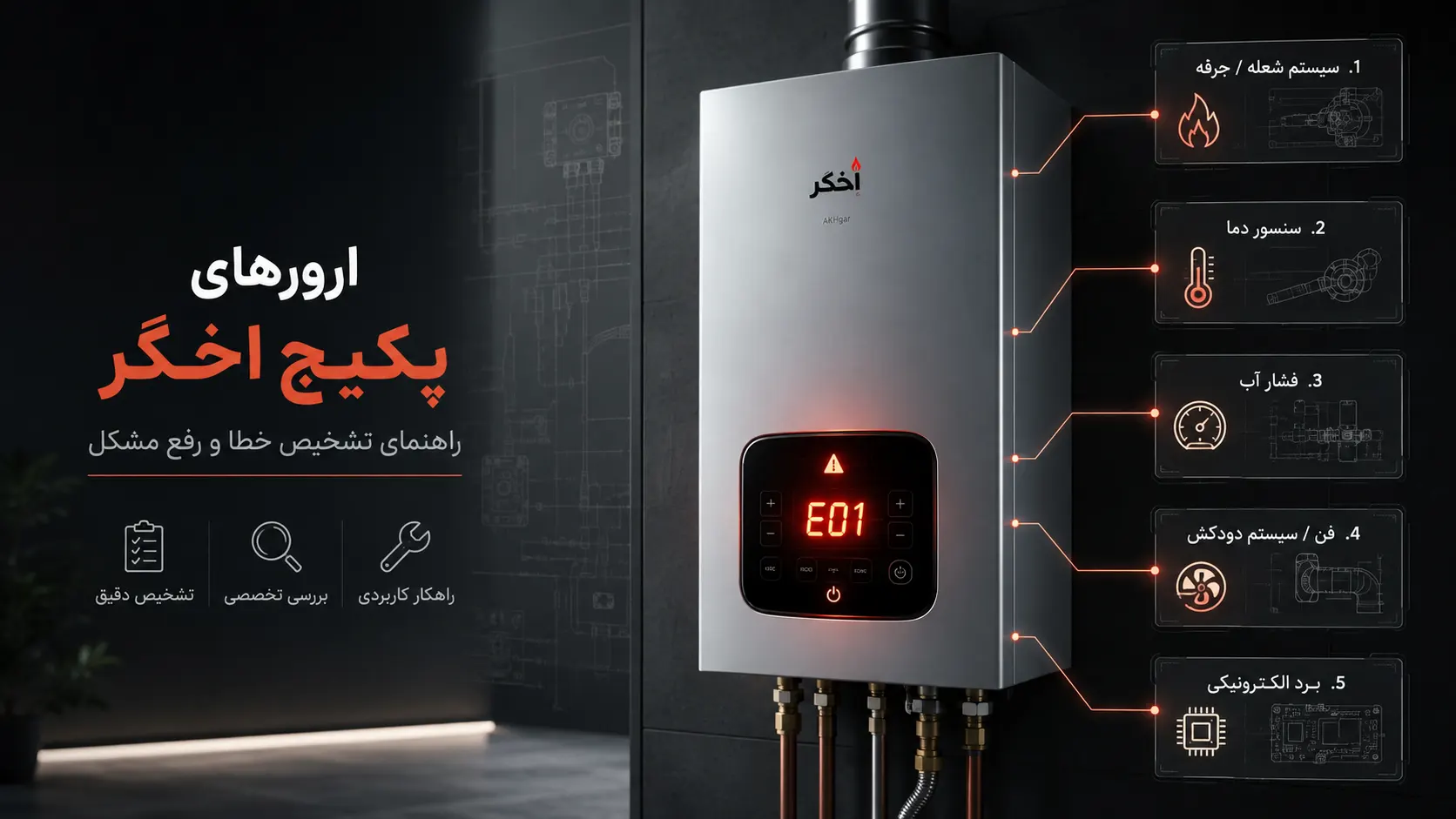 ارور های پکیج اخگر